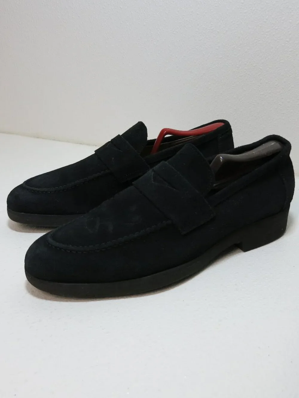 Marechiaro Suede Leather Dress Moc's Loafers Footwear Shoes Men's Italy sz 42.5